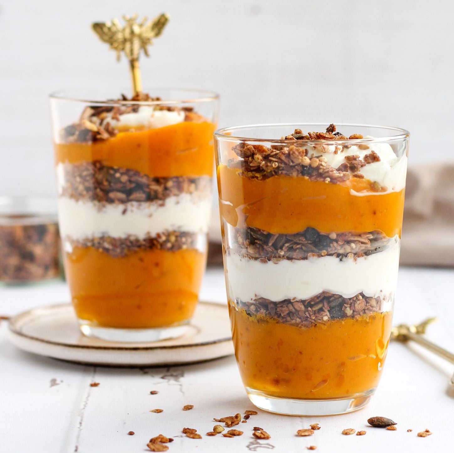 Kürbis-Joghurt-Parfait Kürbis-Joghurt-Parfait