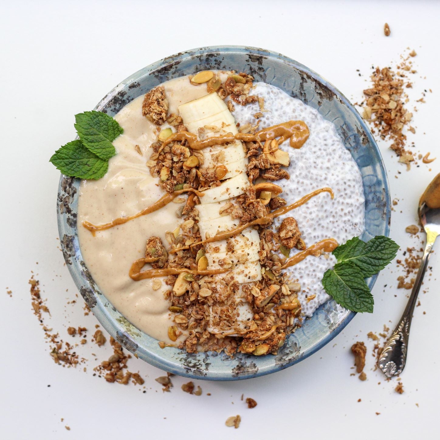 Chia-Pudding mit Blumenkohl-Smoothie