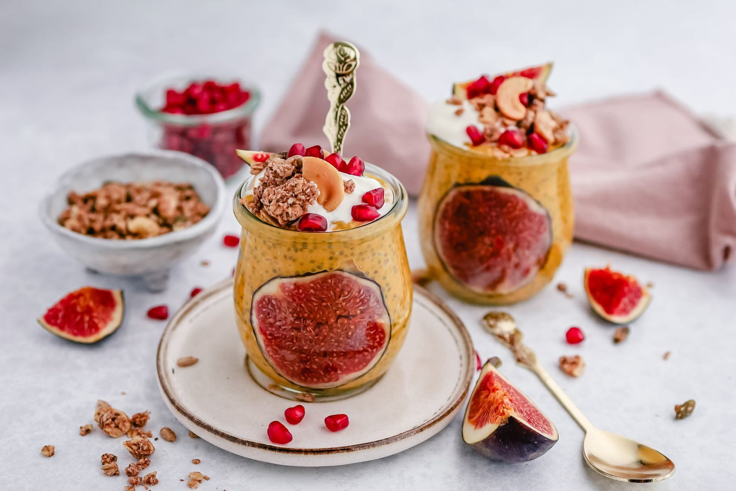 Chia-Pudding mit Kürbis