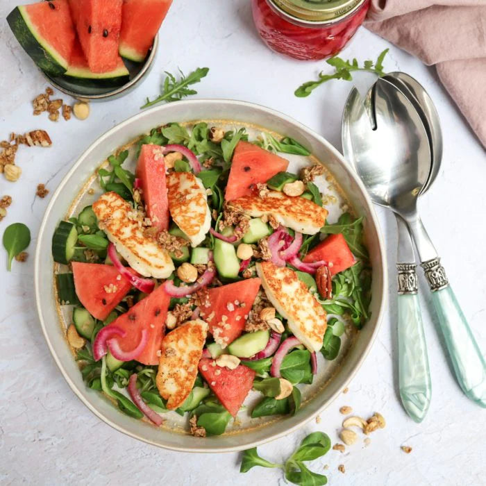 Bulgursalat mit Wassermelone